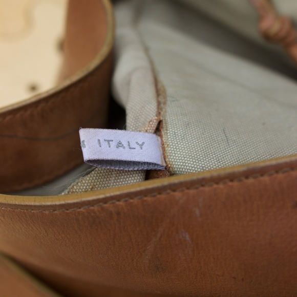 Vintage Marni 100% Leather Medium Size Brown Hobo Satchel Purse Made In Italy - Picture 17 of 17